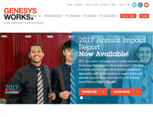 Tablet Screenshot of genesysworks.org